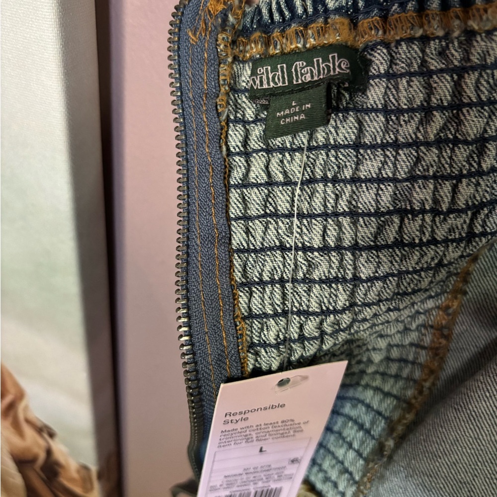 Wild Fable NWT denim halter top - Picture 4 of 4